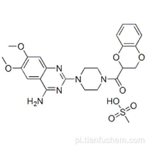 Metanon, [4- (4-amino-6,7-dimetoksy-2-chinazolinyl) -1-piperazynylo] (2,3-dihydro-1,4-benzodioksyn-2-ylo) -, metanosulfonian (1: 1) CAS 77883-43-3